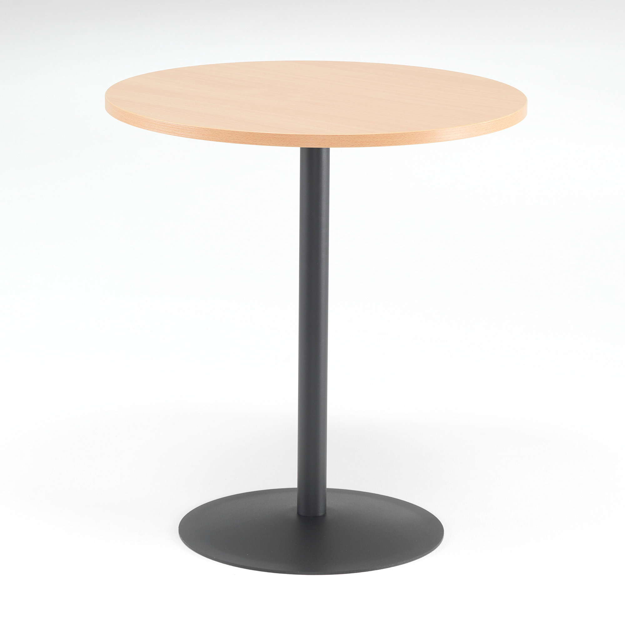 Kaviarenský stôl ASTRID, Ø 700 x V 735 mm, buk / čierna  - zobraziť veľký náhľad