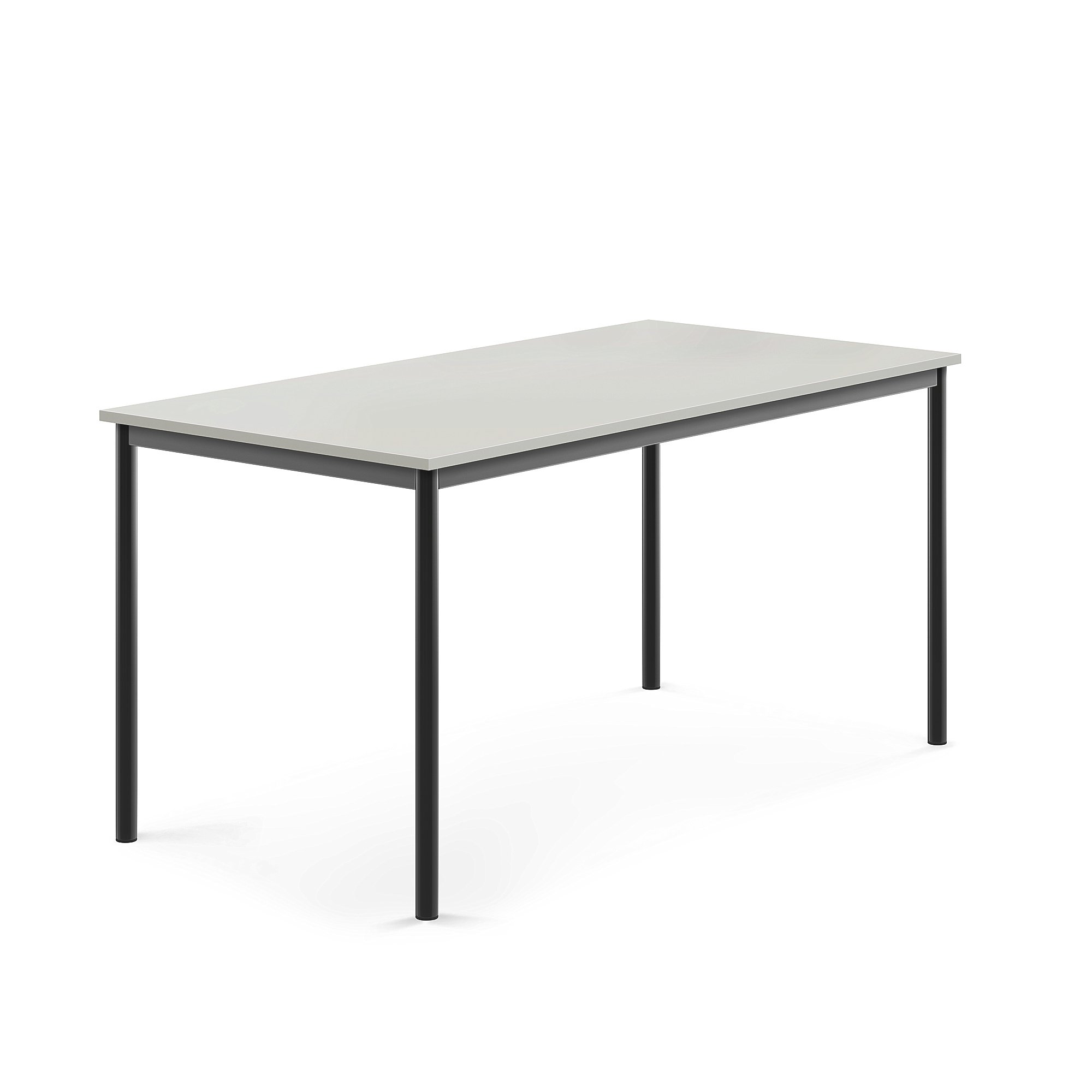 Stôl BORÅS, 1600x800x760 mm, laminát - šedá, antracit