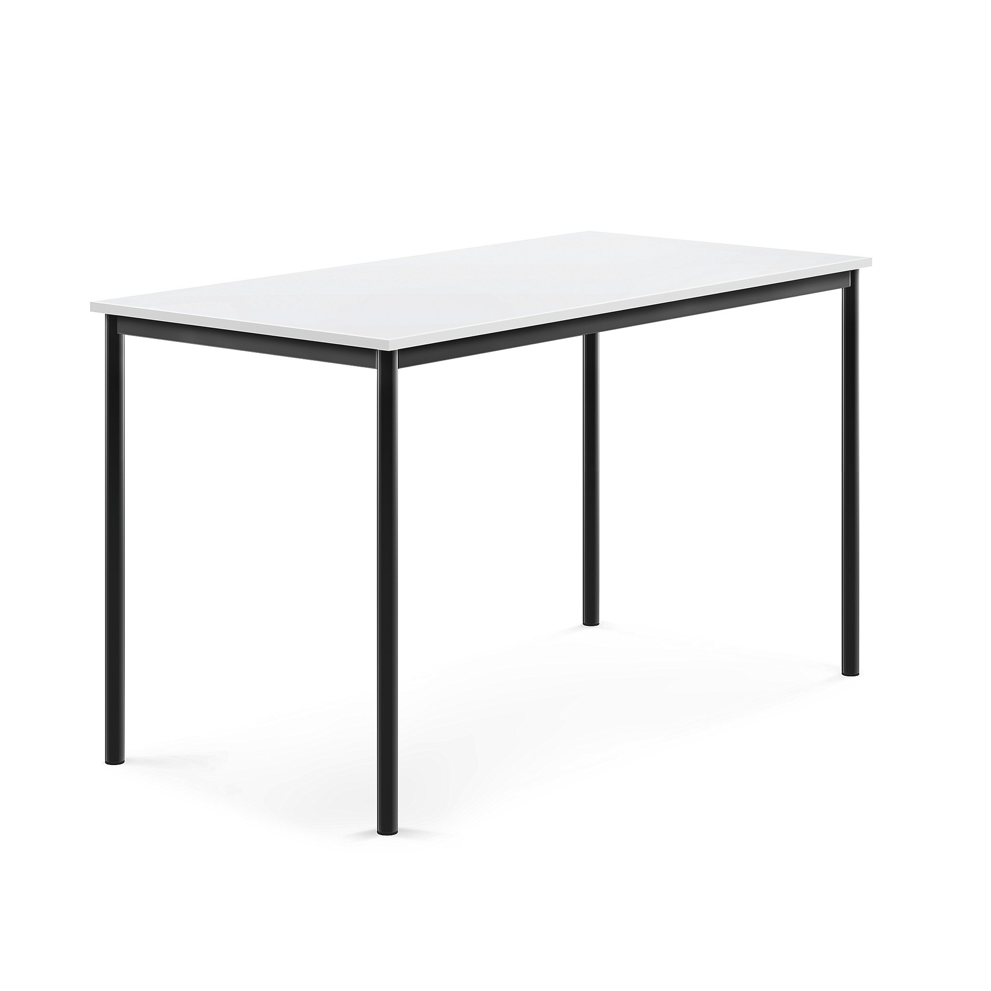 Stôl BORÅS, 1600x800x900 mm, laminát - biela, antracit