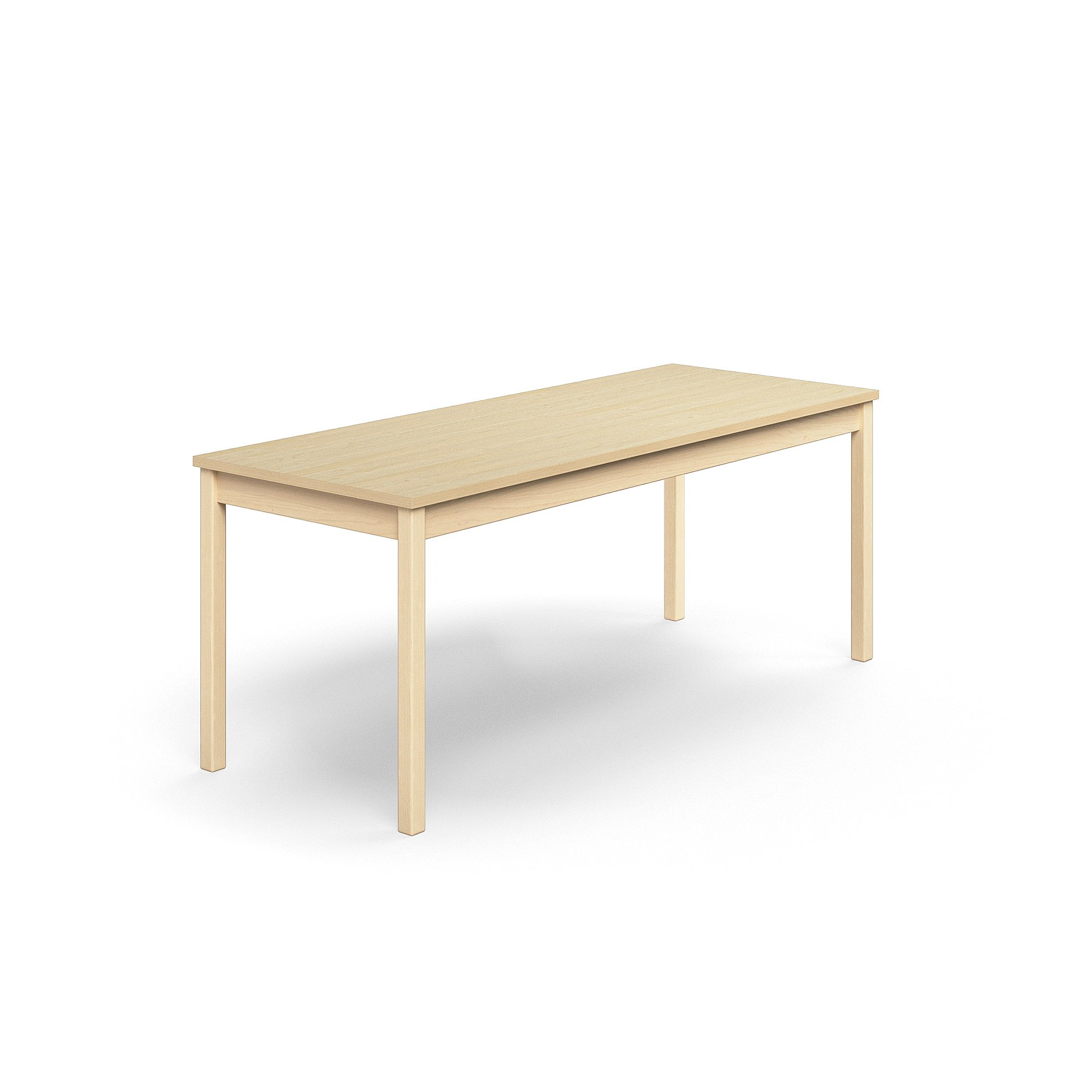Stôl EUROPA, 1800x700x720 mm, laminát - breza, breza