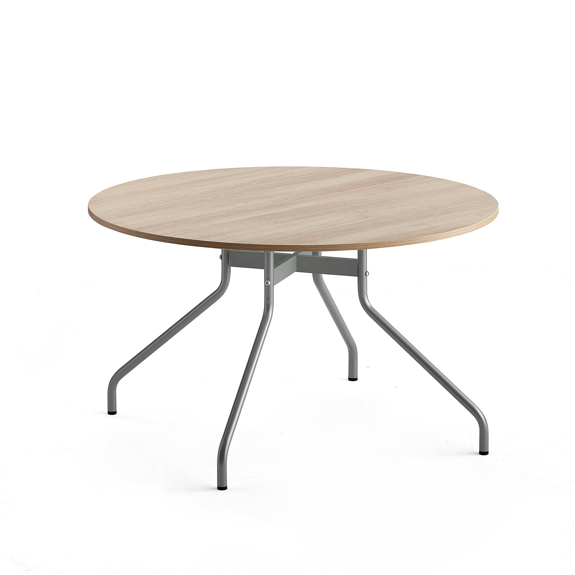 Stôl AROUND, Ø 1200 mm, dub, šedá