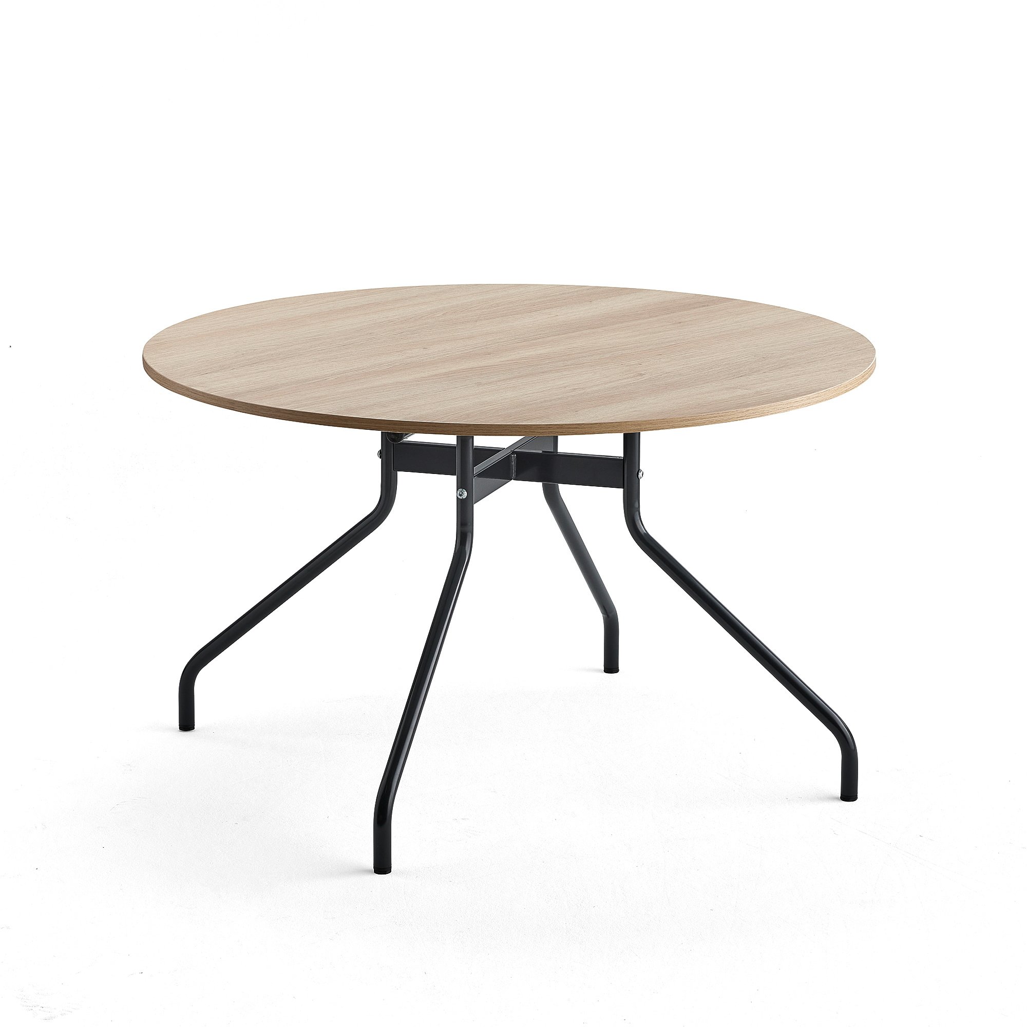Stôl AROUND, Ø 1200 mm, dub, antracit