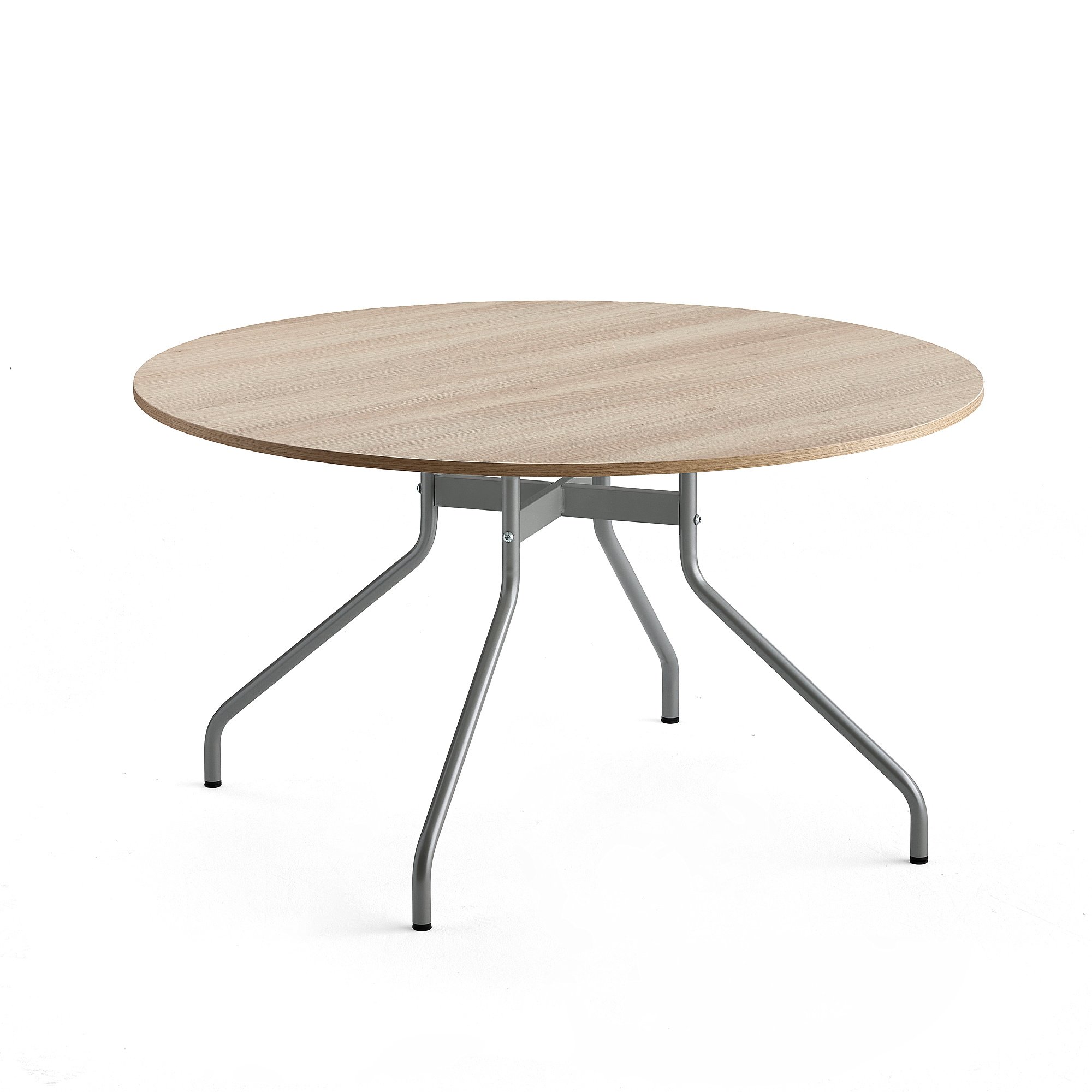 Stôl AROUND, Ø 1300 mm, dub, šedá